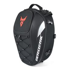 MotoCentric 11-MC-0102 Borsa del casco del sedile posteriore del motociclo (rosso)