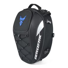 Sacchetto del casco del sedile posteriore del motociclo 11-MC-0102 (blu)