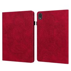Per Lenovo Tab P11 2020 11 pollici TB-J606F / TB-J606X Peacock Pattern Pattern TPU + Custodia in pelle PU (rosso)