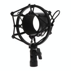 Porta ad angolo antiurto del microfono del condensatore 46mm (nero)