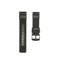 Per Garmin Move Style 20mm Canvas Watch Band resistente all'usura (Nero)