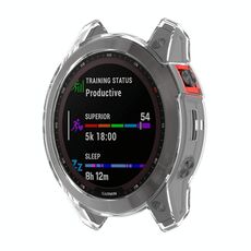 Per Garmin Fenix 7 custodia protettiva morbida TPU antiurto (trasparente)