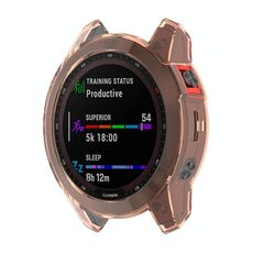 Per Garmin Fenix 7 custodia protettiva soffice in TPU antiurto (rosa)