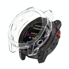Per Garmin Fenix 7x custodia protettiva in TPU antiurto (trasparente)