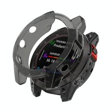 Per Garmin Fenix 7x custodia protettiva in TPU antiurto antiurto (nero)