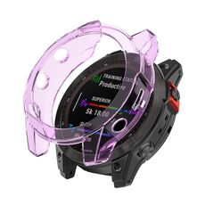 Per Garmin Fenix 7x custodia protettiva in TPU antiurto (viola)