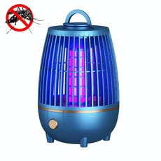 LED Mosquito Killer Lamp Home Photocatalyst USB Mushroom Mosquito Killer(Blu)