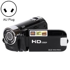 16x Digital Zoom HD 16 milioni di pixel Home Videocamera DV DV, Plug AU (nero)