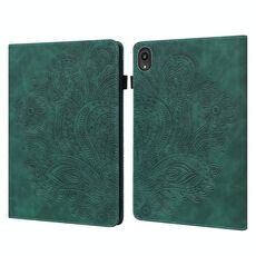 Per Lenovo Tab P11 2020 11 pollici TB-J606F / TB-J606x Peacock Pattern Pattern TPU + Custodia in pelle PU (verde)