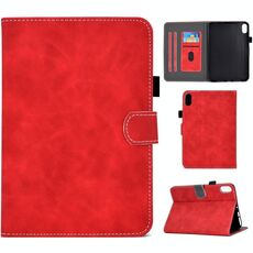 Per Lenovo Legion Y700 Cowhide Texture in pelle intelligente Tablet in pelle (rosso)