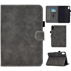 Per Lenovo Legion Y700 texture in pelle di vasca in pelle intelligente (grigio)
