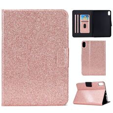 Per Lenovo Legion Y700 Vernice Vernice in polvere in polvere Smart Leather Tablet Case (oro rosa)