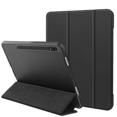 Per Samsung Galaxy Tab S8 + / X800 3-Pieghevole TPU in pelle intelligente in pelle intelligente (nero)