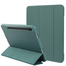 Per Samsung Galaxy Tab S8 + / X800 3-Pieghevole TPU Custodia in pelle intelligente in pelle intelligente (verde)