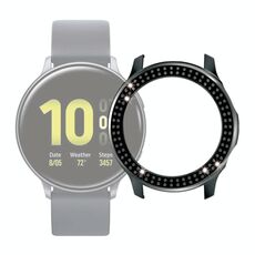 Per Samsung Galaxy Watch Active2 44mm PC Diamond Watch Case (nero)