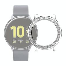 Per Samsung Galaxy Watch Active2 44mm PC Diamond Watch Case (Argento)
