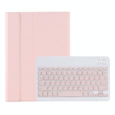 Custodia in pelle Bluetooth Ultra Sottile A08 Candy Color per Samsung Galaxy Tab A8 10.5 2021 SM-X200 / SM-X205 (rosa)