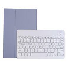 Custodia in pelle Bluetooth ultra sottile A08 Candy Color per Samsung Galaxy Tab A8 10.5 2021 SM-X200 / SM-X205 (viola)