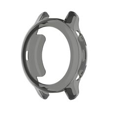 Per Garmin Venu 2 Plus Caso di orologio elettroplatante in TPU Half-pack (nero trasparente)