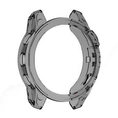Per Garmin Epix Half-Pack TPU Case Guardia (nero trasparente)