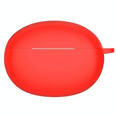 Custodia protettiva per auricolari in silicone a colori solido per OPPO ENCO X2 (rosso)