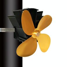 YL603 Ventilatore da camino a muro Mantello termodinamico (oro)