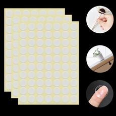 Nastro adesivo biadesivo trasparente rotondo 8x0,5 mm Colla acrilica impermeabile senza tracce