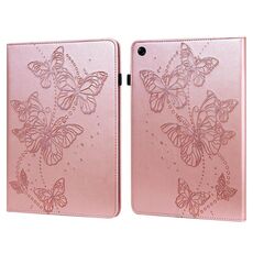 Per Realme Pad 10.4 pollici in rilievo in rilievo in pelle con tablet Case in pelle (rosa)