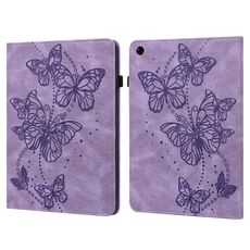 Per RealMe Pad 10.4 pollici in rilievo in rilievo in pelle in pelle con tablet Case (viola)