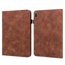 Custodia in tavoletta in pelle in pelle di ribaltamento in pizzo per Huawei Matepad Pro 10.8 2021/2019 (Brown)