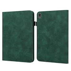 Custodia per tablet in pelle in pelle di ribalta in pelle di pizzo per Lenovo Tab P11 Plus (verde)