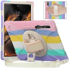 Per Samsung Galaxy Tab S8 Ultra X900 Silicone + custodia protettiva tablet tablet (colorato rosa)