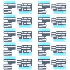 10 Sets Mainboard FPC Connector Sponge Foam Pads for iPhone 13 mini
