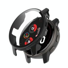 Per Garmin Venu 2 Plus PC + Cassa protettiva completamente chiusa a film temperato (nero)