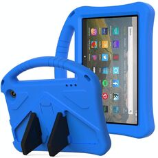 Per Amazon Kindle Fire 7 2022 EVA Anti Anti Falling Tablet Case (blu)