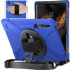 Per Samsung Galaxy Tab S8 Ultra Silicone + Case Tablet PC (blu)