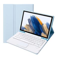 A08B-A Custodia in pelle Bluetooth Color Candy Bluetooth con slot a penna e touchpad per Samsung Galaxy Tab A8 2021 SM-X205 / SM-X200 (Ghiaccio bianco)