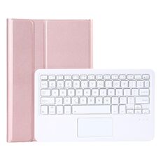 A700-Una custodia in pelle a tastiera Bluetooth ultrasottile con touchpad per Samsung Galaxy Tab S8 11 pollici SM-X700 / SM-X706 (oro rosa)