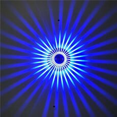 LED alluminio corridoio luce girasole per il tempo libero e intrattenimento Posto decorativo luce, alimentazione: installazione invisibile 1w (blu)