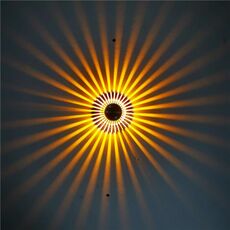LED alluminio Aisle Light Sunflower Tempo libero e intrattenimento Place Luce decorativa, Fonte di alimentazione: Installazione invisibile 3W (Giallo)