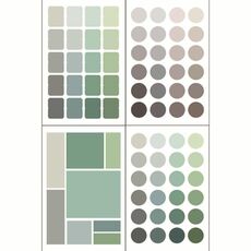 10 Set Adesivi colorati Adesivi Dot Etichette sfumate Adesivi decorativi geometrici Adesivi indice (verde)