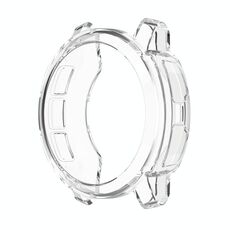Per Garmin Instinct 2s Mezza copertura Caso di orologio in TPU scavato (bianco trasparente)