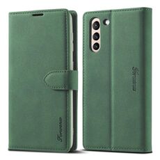Per Samsung Galaxy S22 + 5G Forwenw F1 Series Matte Forte Magnetism Custodia in pelle Magnetism (verde)
