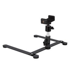 Supporto del telefono desktop del desktop del metallo regolabile a 360 gradi, Stile: Base + PTZ + clip per telefono