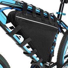 693-1 Bike Mountain Bike Batteria Borsa di immagazzinaggio Grande capacità, Dimensioni: 39x34x26x8cm (nero)