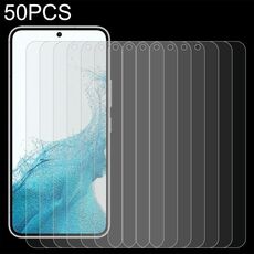 Per Samsung Galaxy S22 5G 50pcs 0.26mm 9H 2.5D Pellicola in vetro temperato, lo sblocco delle impronte digitali non è supportato