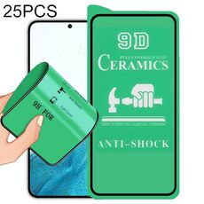 Per Samsung Galaxy S22 5G 25pcs 9D Pellicola in ceramica con colla a schermo intero