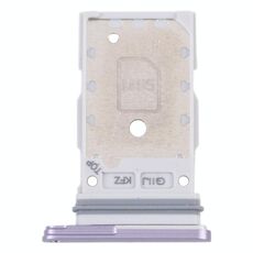 Per Samsung Galaxy S21 FE 5G SM-G990B Vassoio per scheda SIM originale + Vassoio per scheda SIM (viola)