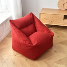 Mocassini Divano BagsKeletonless Cappotto, Rivestito, Specifiche: Sedia Copertina di stoffa (Rosso Rosso)