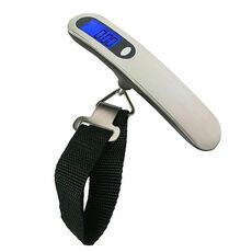 Bilancia elettronica per bagagli elettronici in acciaio inox Bilancia espressa portatile (nero)